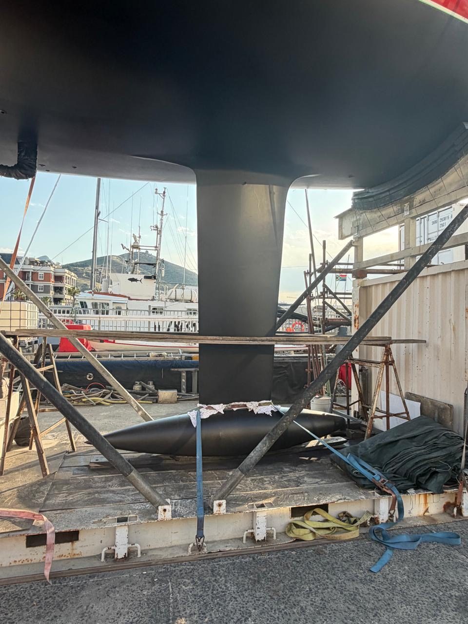 Keel bulb ready to refit
