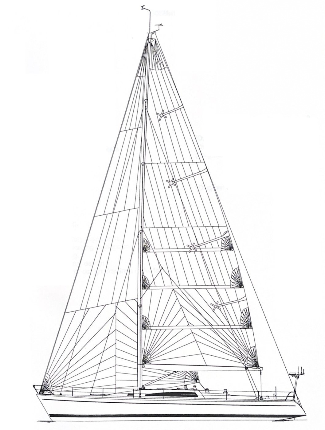 Warrior's original sail plan